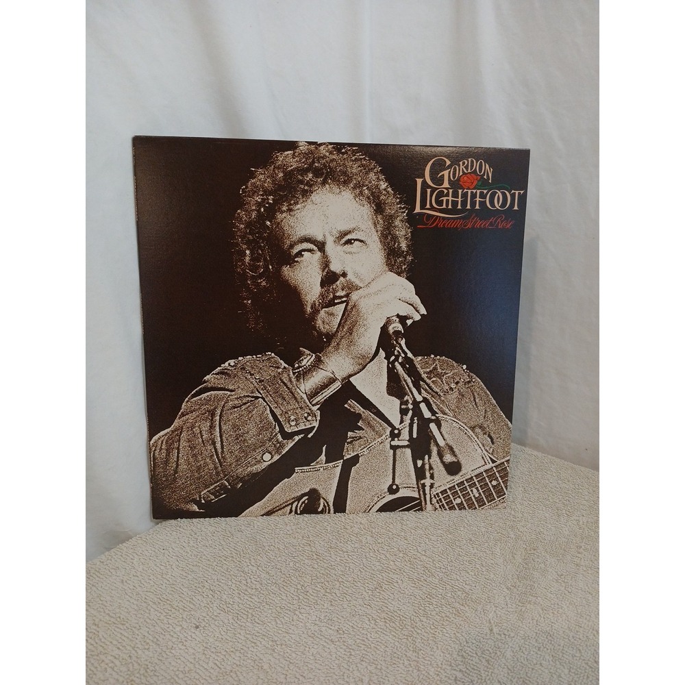1980 GORDON LIGHTFOOT  VINYL LP DREAM STREET ROSE  WARNER BROS HS 3426 (EX)‎